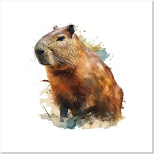 capybara Posters and Art